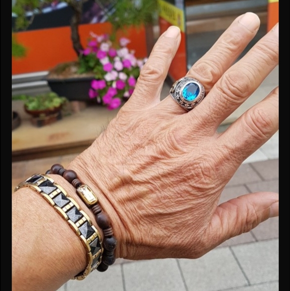 BLUE TOTEM RING - Picture 3 of 3